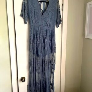 Honey Punch/corn flower Blue /Size M